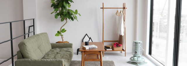 北欧スタイルのインテリアに合うラック