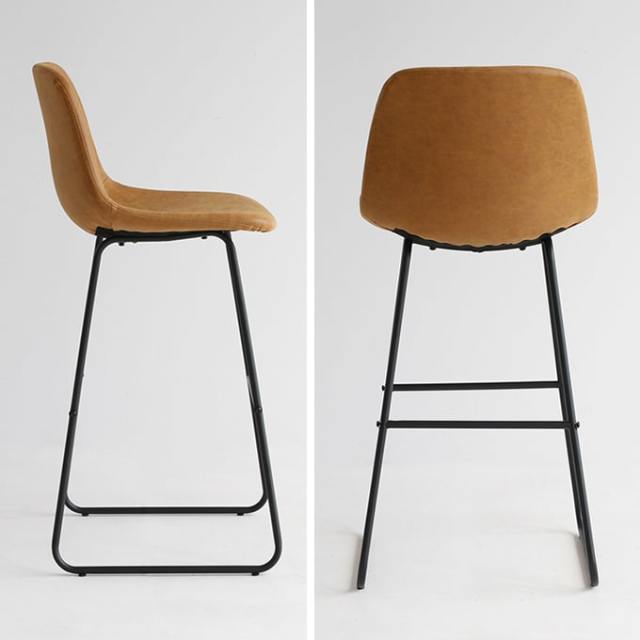 バースツール　椅子キャメル色