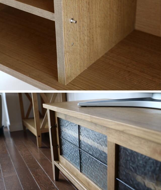 棚板の高さ調節ができます