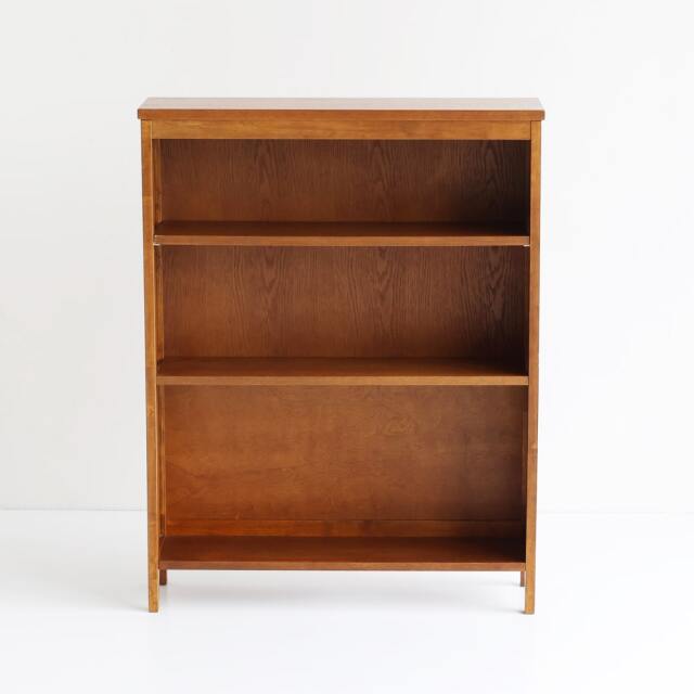 木製2段シェルフ正面