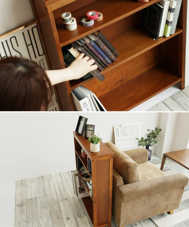 ソファ裏にも置ける小さめの棚