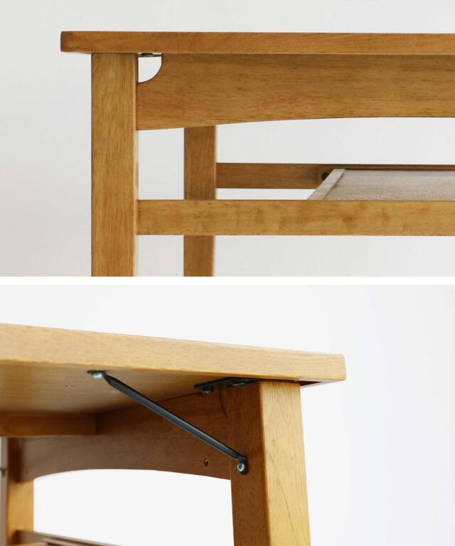 オークダイニングテーブル　ディテール