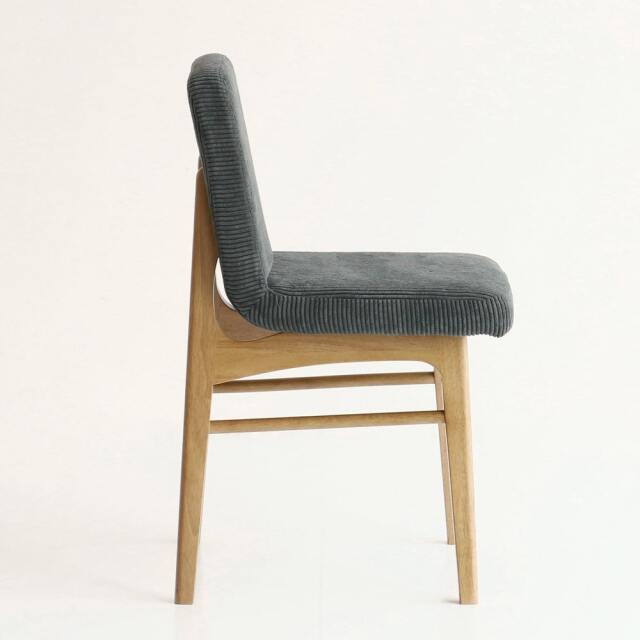 ファブリック張り椅子　側面