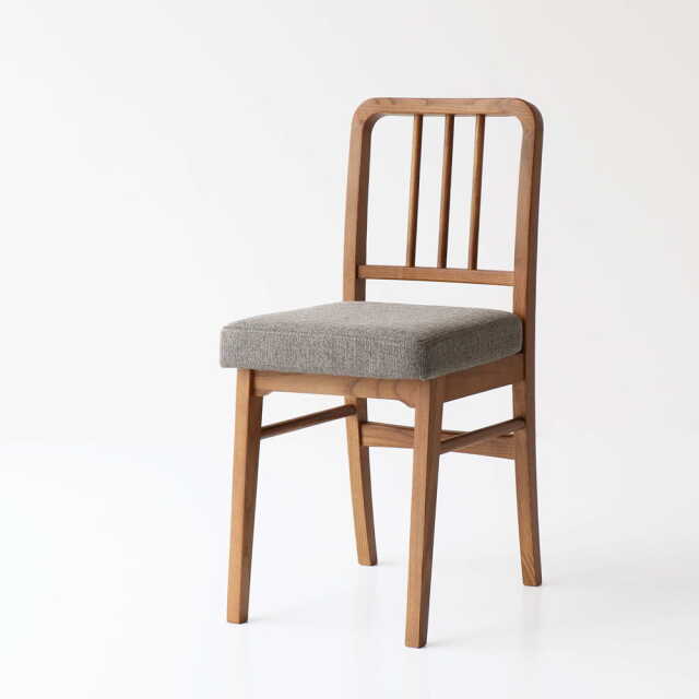 アッシュ無垢材チェア　ブラウン