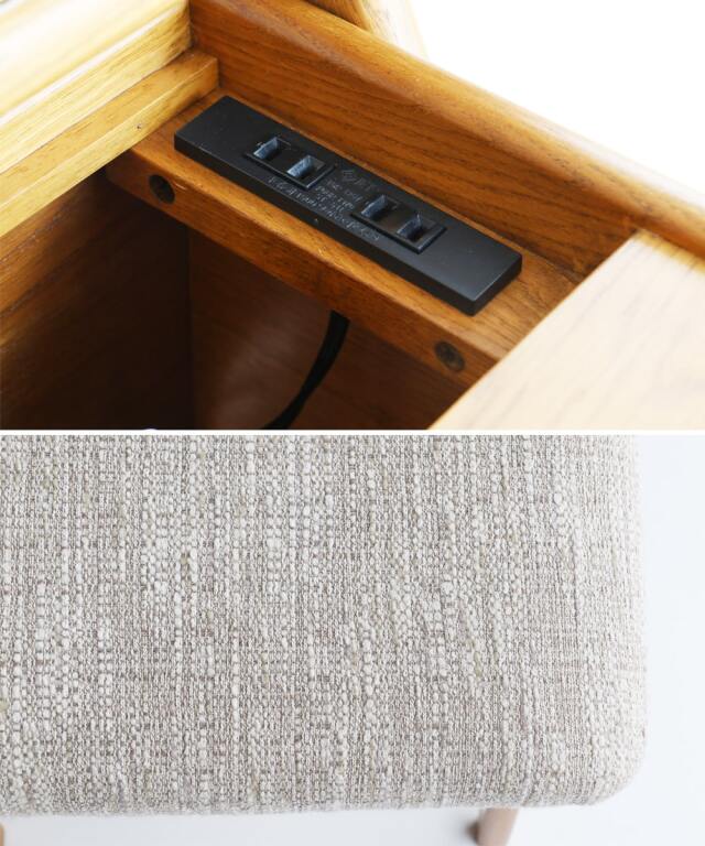 コンセント付きの化粧台