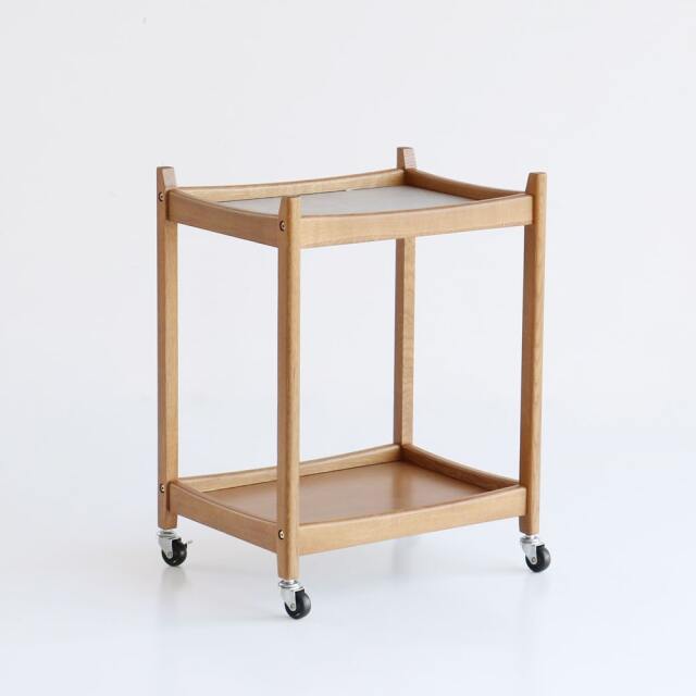 AKK♡アンティーク ワゴン 北欧 チーク 北欧デンマークより入荷したチーク材を使用したソーイングワゴン