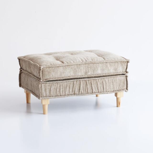 柔らかな四角形オットマン