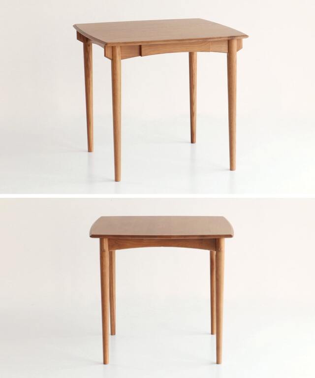 オークダイニングテーブル80cm