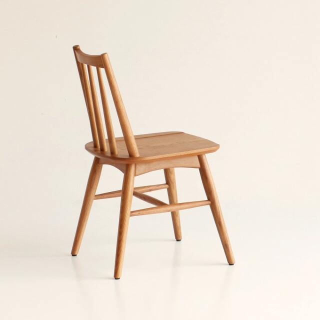 木製椅子うしろ面