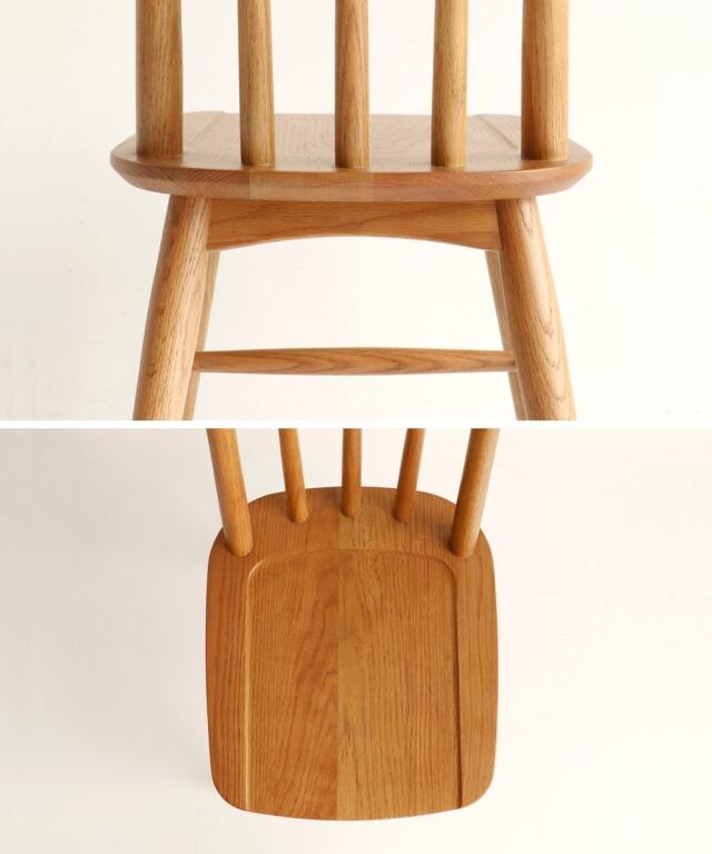 オーク材チェア座面