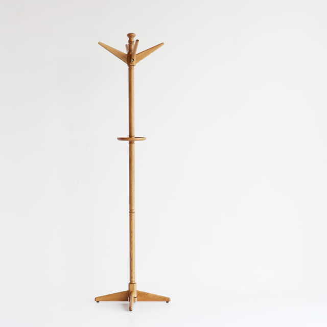 オーク無垢材ハンガースタンド
