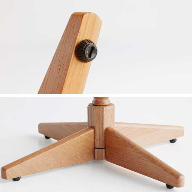 ハンガースタンド土台にアジャスター付き