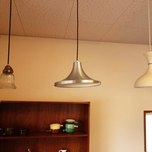 ヴィンテージ照明ラッパ型ペンダントライト