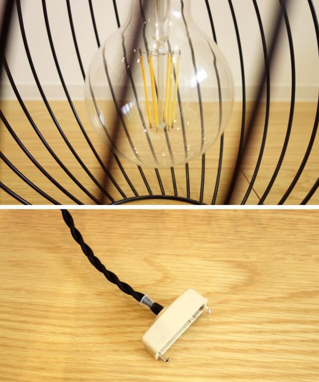 引掛けシーリング型プラグのLED電球照明