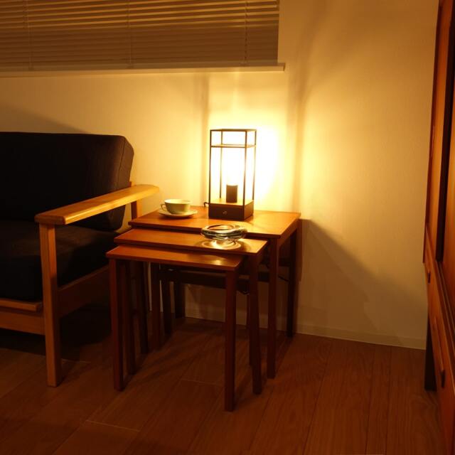 黒アイアンシェードのインテリア照明