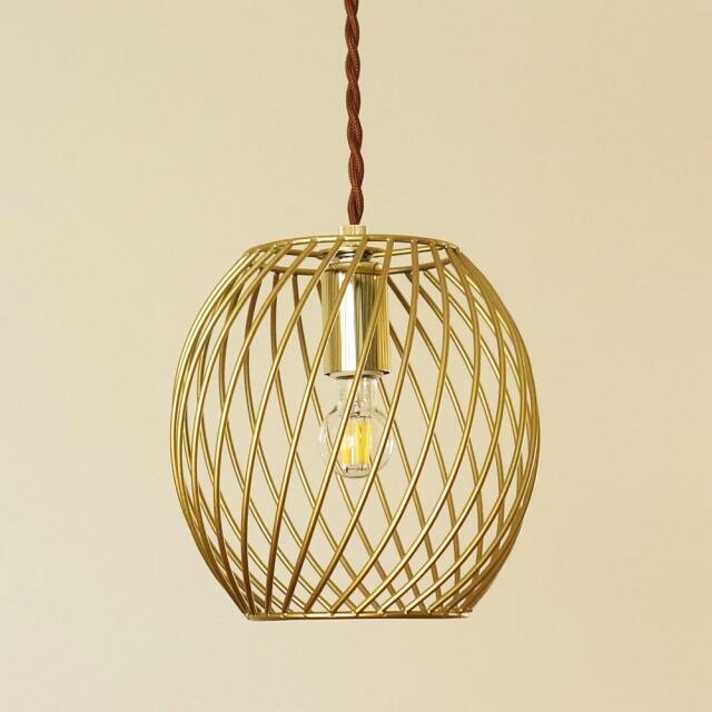 ワイヤーシェードのペンダントライトS