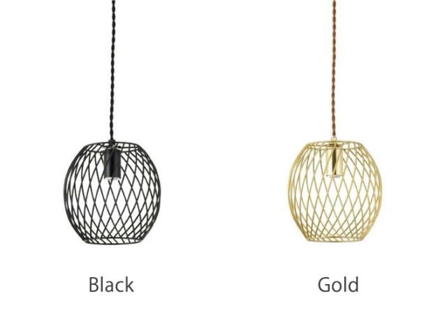 シェードの色はブラックとゴールドがあります