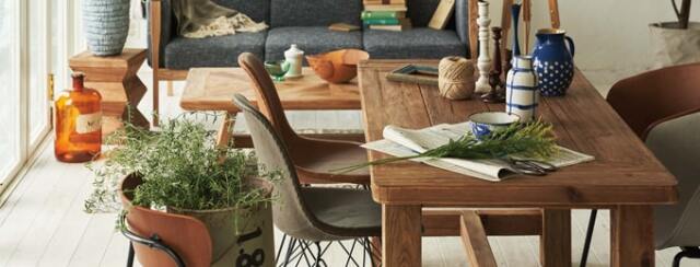 古材家具をインテリアに取り入れて日常を塗り替える 北欧ビンテージ