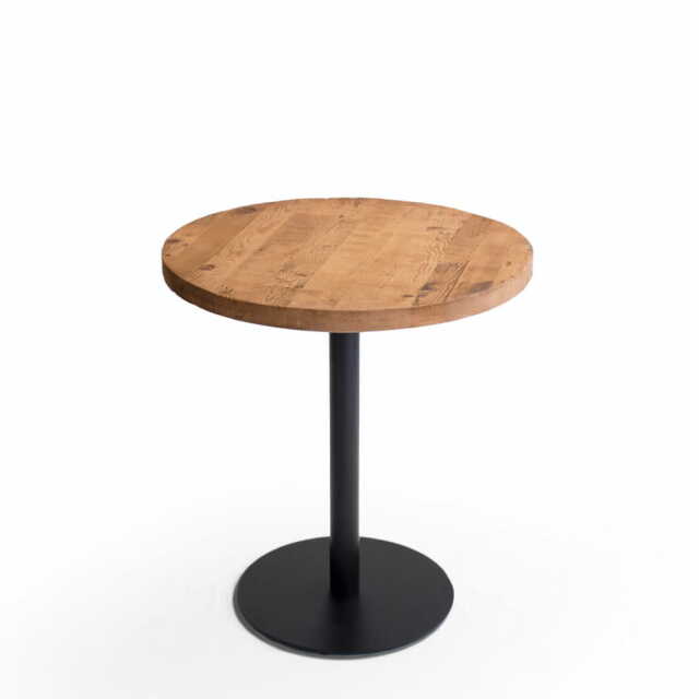 古材カフェテーブル円形70cm
