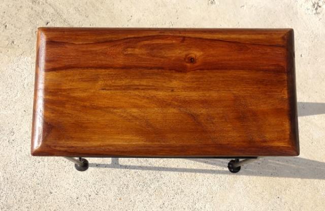 テーブル付きマガジンラック　木天板