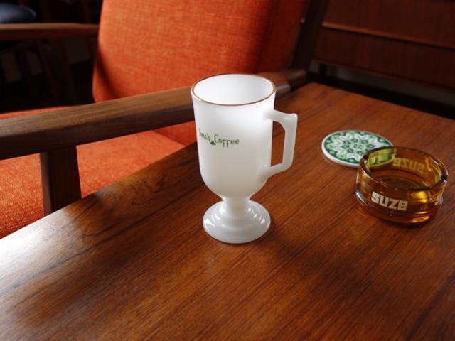 ヴィンテージ　グラスマグ　Irish Coffee
