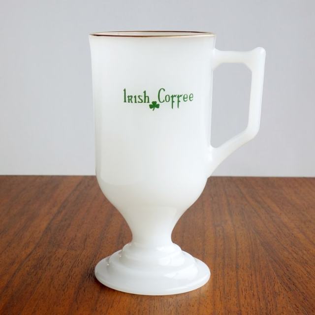 アイリッシュコーヒー　ミルクガラスマグ