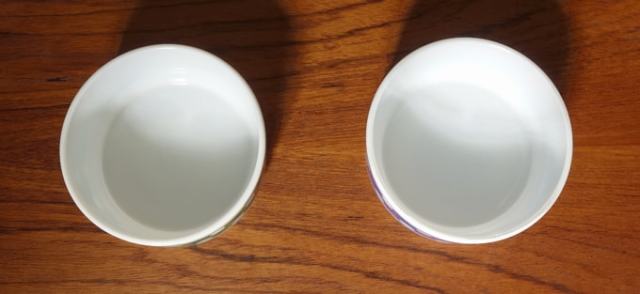 ヴィンテージ　ミルクガラスボウル　2個セット