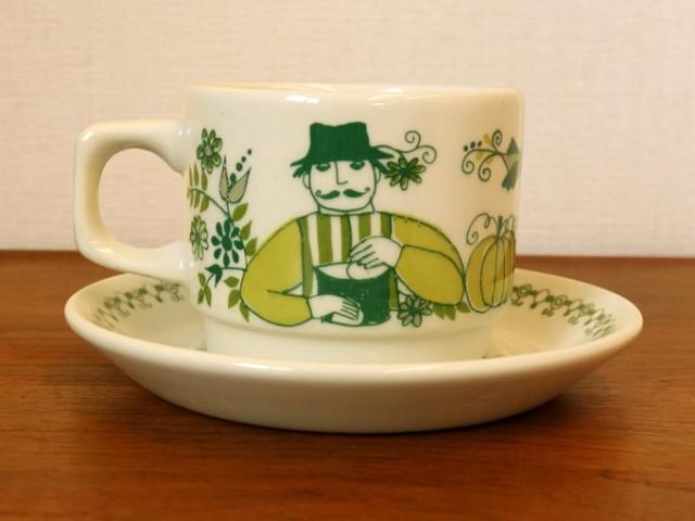 Figgjoカップ＆ソーサー　マーケット