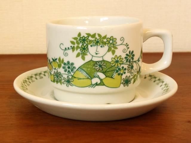 ノルウェー製Figgjoカップ＆ソーサー