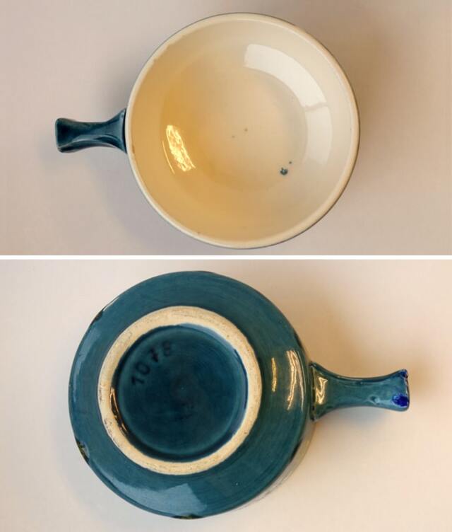 アンティーク食器　裏面