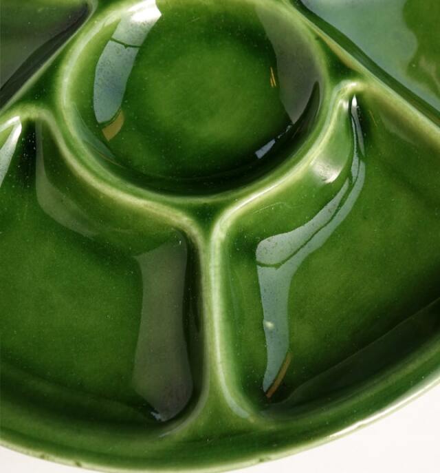 ヴィンテージ陶器フォンデュ皿