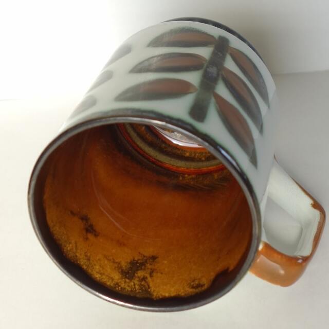 ビンテージ陶器カップ内側