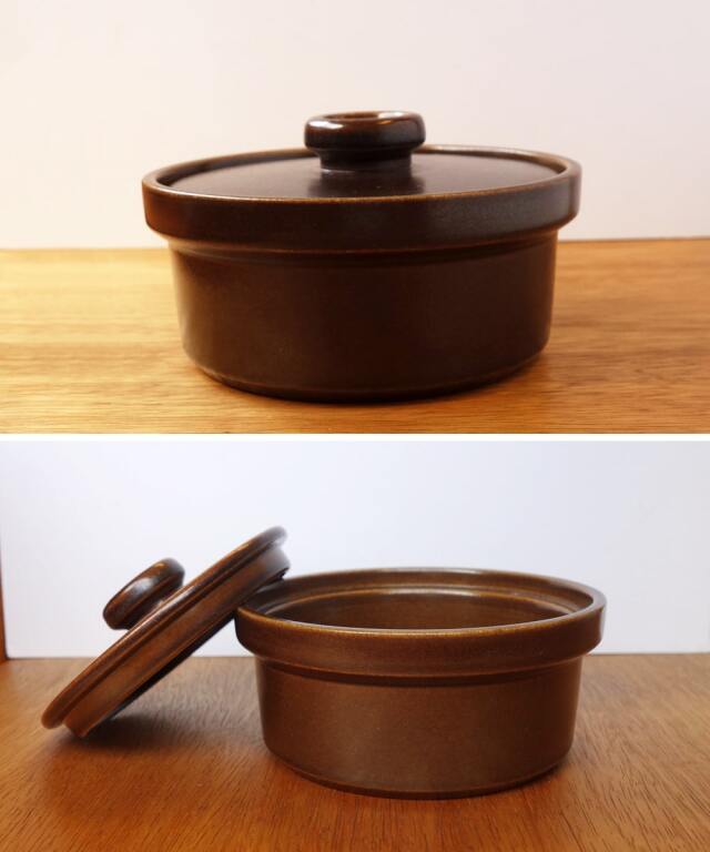 ウェッジウッド茶色いキャニスター