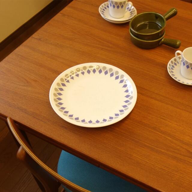 リュンビューポーセリン　プレート２客　北欧 リュンビューポーセリン プレート2客 北欧 プレート RHOMBE