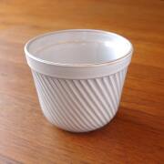 ヴィンテージ陶器エメラルドグリーンの花瓶｜アンバーデザイン