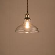 ガラスペンダントライト ベル型｜ヴィンテージ雑貨 アンティーク照明