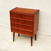 北欧チェスト４段　ビンテージ家具