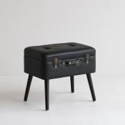 トランク型BOXスツール(色：BK/CA/GY)ib0065