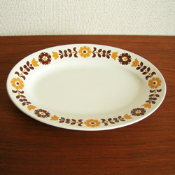 tw0290リチャードジノリのオーバル皿＊amber designビンテージ北欧中古家具アンティーク雑貨通販アンバーデザイン