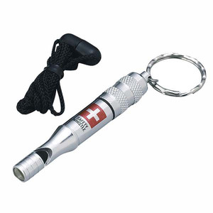 【防災笛】水に強い緊急用呼子笛 アルミホイッスル（IDカード付） ハンズで大人気！身元確認用のIDカード付き