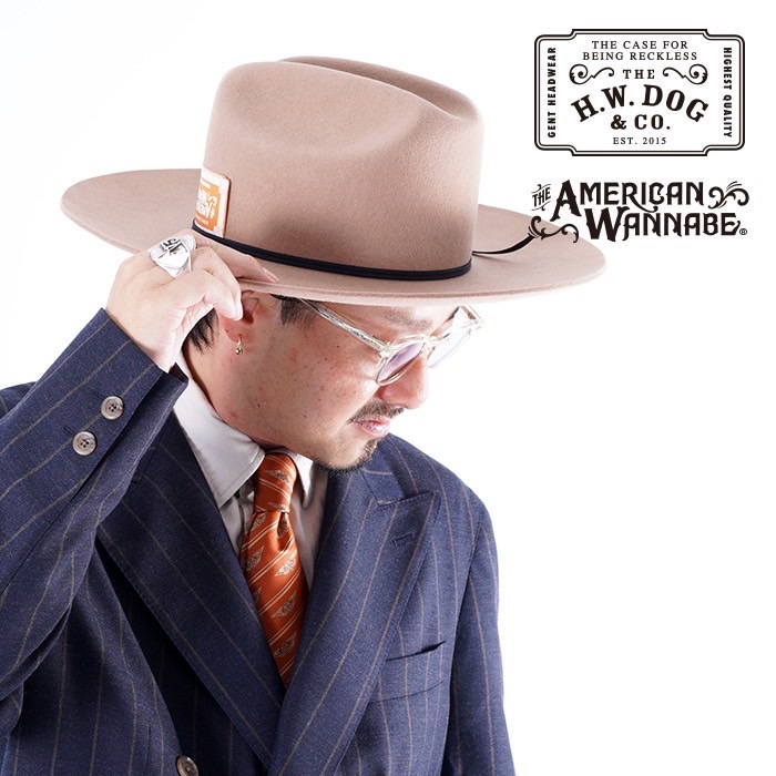 LIMITED ITEM】THE H.W.DOG&CO×AMERICAN WANNABE「WESTERN HAT