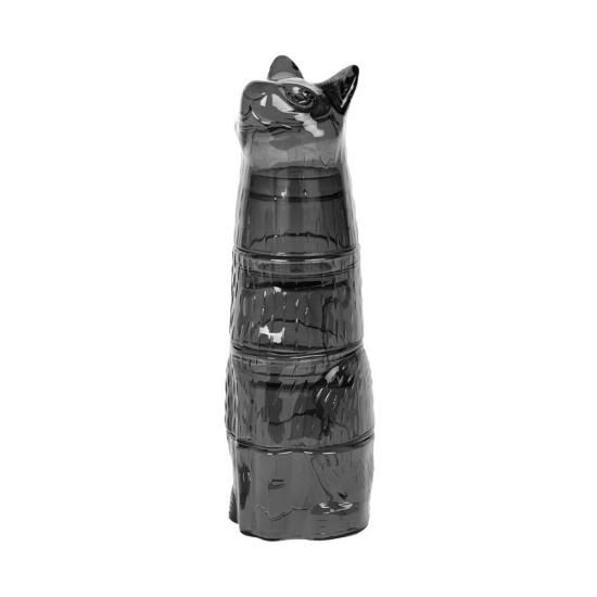 DOIY ドーイ / 「Kitty Stackable Glass "Black"」 ガラスグラスセット