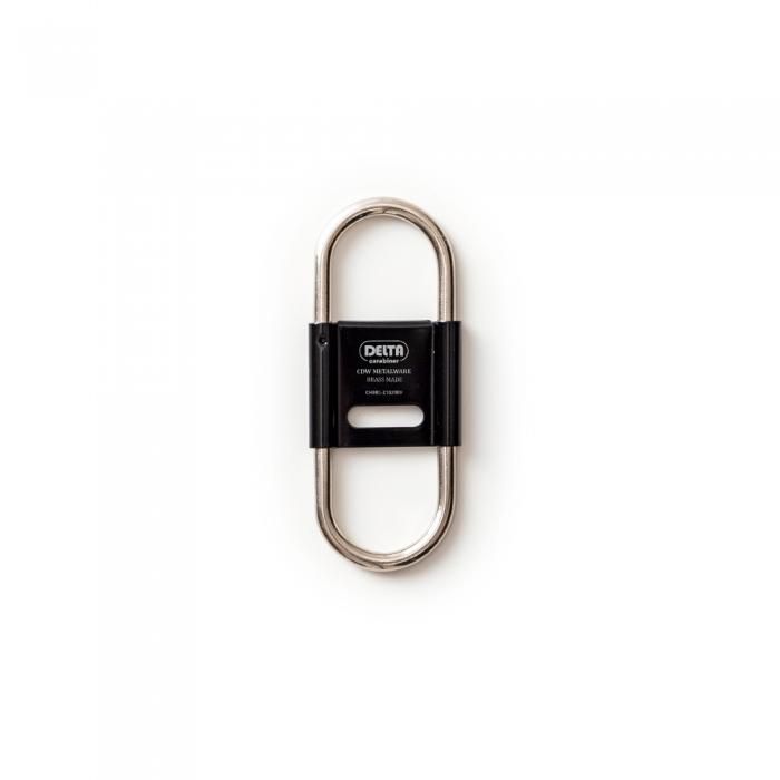 CANDY DESIGN & WORKS キャンディデザインアンドワークス / 「Delta "Black / Nickel"」 カラビナキーリング