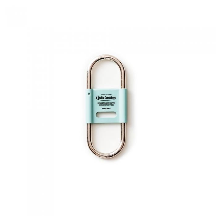 CANDY DESIGN & WORKS キャンディデザインアンドワークス / 「Delta "Mint gray / Nickel"」 カラビナキーリング
