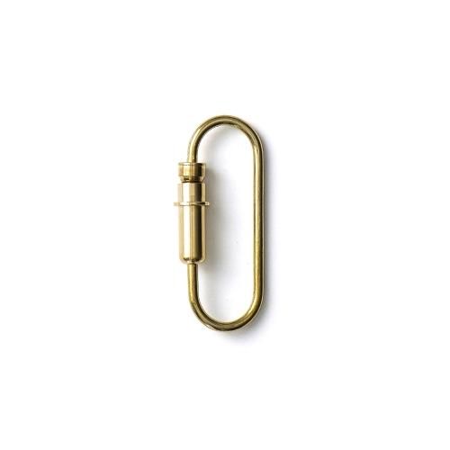 CANDY DESIGN & WORKS / 「Bullet Carabiner "Polished brass"」 カラビナキーリング