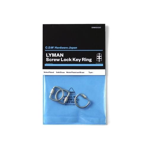 CANDY DESIGN & WORKS / 「LYMAN」 真鍮製キーリング