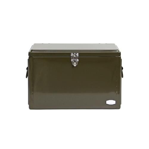 DETAIL ディテール / 「Metal Cooler Box "Olive drab"」 クーラーボックス