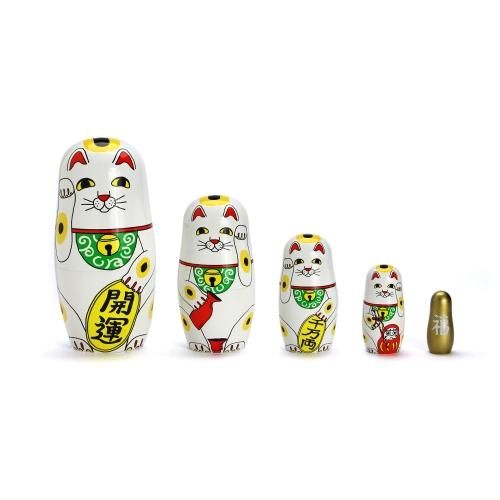 MIDORI KOMATSU ミドリコマツ / 「Lucky Cat」 招き猫マトリョーシカ
