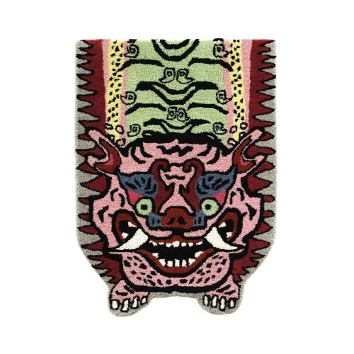 DETAIL ディテール / 「Tibetan Tiger Rug "H2-75 / Pink"」 チベタンラグ ハーフサイズ