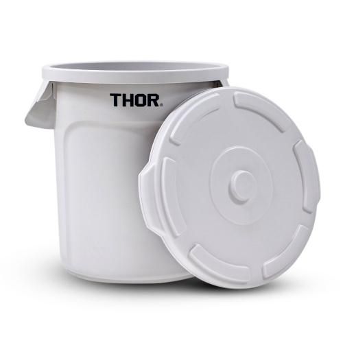 THOR ソー / 「Thor Round Container With Lid DC "38L / Light gray"」 ラウンドコンテナ